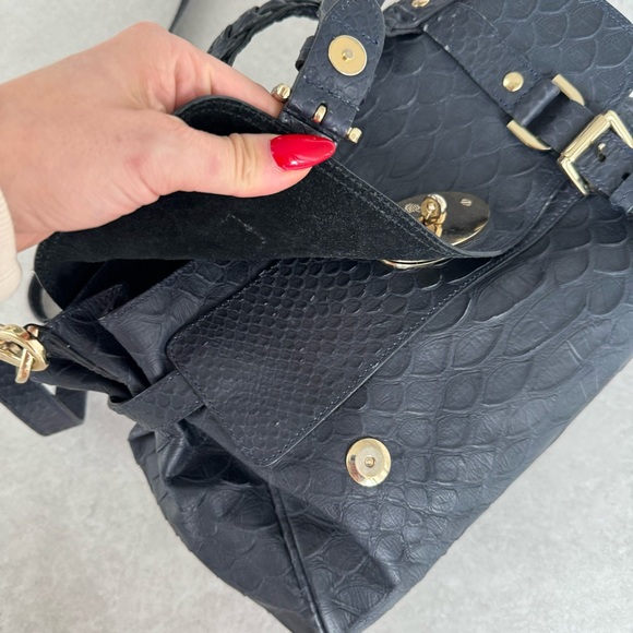 MULBERRY CROC EMBOSSED SATCHEL - Picture 5 of 10